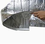 Aluminum Foil Bubble Insulated Food Bag Thermal Insulating 3D / 2D Box