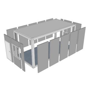 China Flat Pack Temporary Site Office Container Portable Modular Homes Prefabricated wholesale