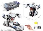 Remote Control Transformers Police Car Toy Autobot Hand Induced Deformation
