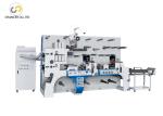 Automatic two station rotary label die cutting flexo printing machine