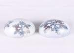 Shiny Finish Christmas Egg Tin Box Full Color Printing For Candy Sweets