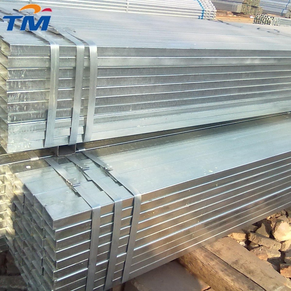 0.6mm Carbon Steel Galvanized Hollow Square Steel Pipe GB 4 Inch Square Tubing JIS G3466