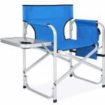 Promotional Folding Lightweight Aluminum Dining Director Chair Adjustable