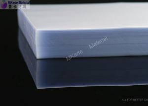 China 0.1mm A4 Size Transparent PVC Coated Overlay wholesale