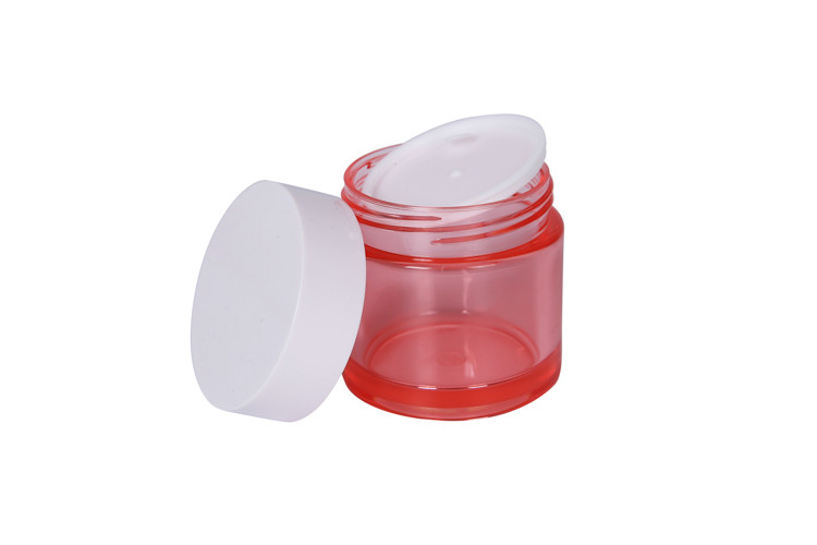 Modified Injection Molding Pet 50g Plastic Sample Container For Eye Shadow Facial Cream Moisturizer Jar