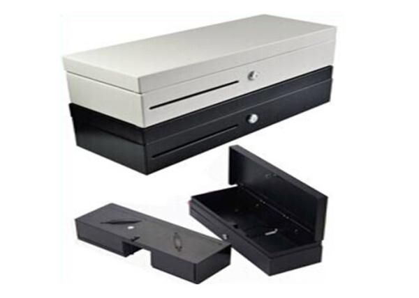 Electrical POS Cash Drawer Flip Top Storage Box With Metal Wire Grips For POS