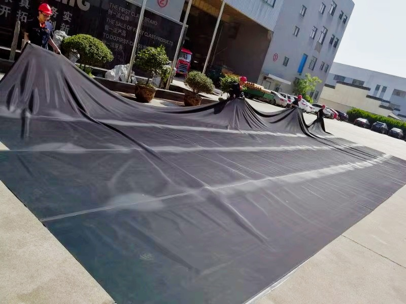 Smooth 1.2mm EPDM waterproof roll, weld/bond avail., for old color steel roof refurbishment