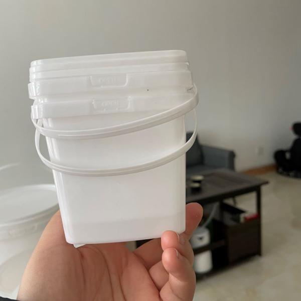 Customized Color Easy-Opening Polypropylene Plastic Bucket with Cover and LOGO Printing
