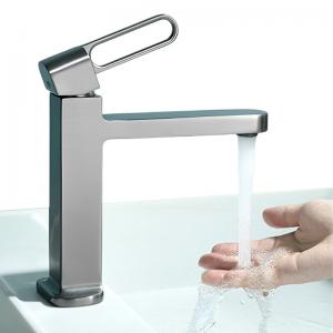 China Chrome Brass Zinc Alloy Faucet Tap Fittings Bathroom Hot & Cold on sale