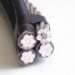 China Aluminum Quadruplex Overhead Service Drop Cable Cross Linked Polyethylene wholesale