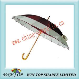China 23&quot; Manual Straight Wooden Umbrella Production wholesale