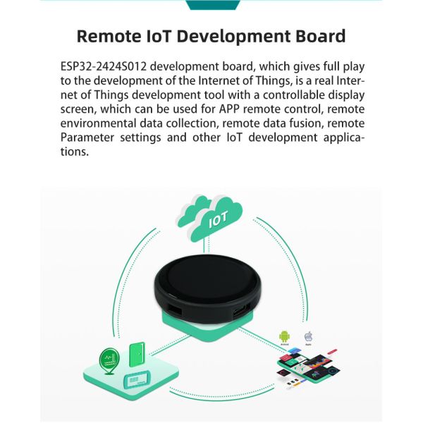 1.28 Inch ESP32-C3 Circular Display 240*240 IPS LCD Touch Screen TFT Module WIFI Development Board