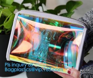 China Bulk ladies travel pvc clear promotion make up bag, Toilet Towel Packaging Custom Clear Plastic PVC Travel Cosmetic Bag on sale