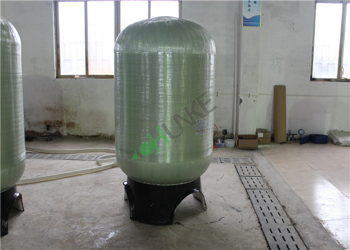 Green Big RO Water Storage Tank FRP Filter Housing For Drinking 445 - 2400mm Height