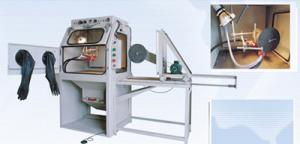 China White Color Automatic Sandblasting Machine , Auto Sandblasting Equipment wholesale