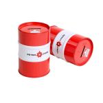 Custom Oil Shaped Children Kids Money Saving Tinplate Round Box New Design Round