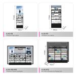 Cosmetic Display Furniture Integral Cashier Wall Cabinet For Makeup Shop
