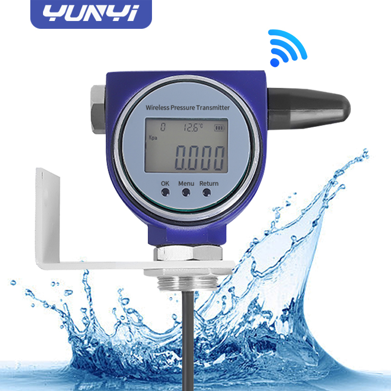 Submersible Level Sensor Wireless Industrial Liquid Level Gauge with Stainless Steel Construction and Remote Data Access