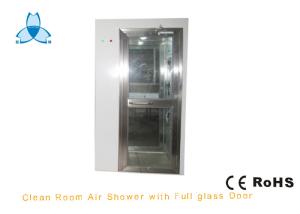 China 800W Blow Power Single Person Cleanroom Air Shower With 90 Degree Corner Doors wholesale