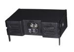 350W 8ohm Black Live Sound Speakers For Indoors , 2 Neutrik NL4MP