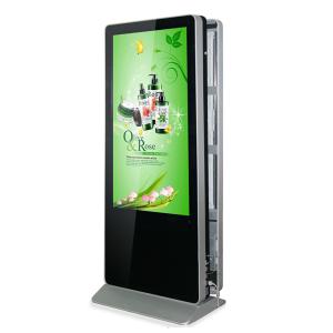 China 55 Inch Floor Standing Double Sided Digital Signage Kiosk Totem With Advertising Display wholesale