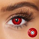 Solid Color Big Blue Eye Contact Lens With 0.08mm Center Thickness