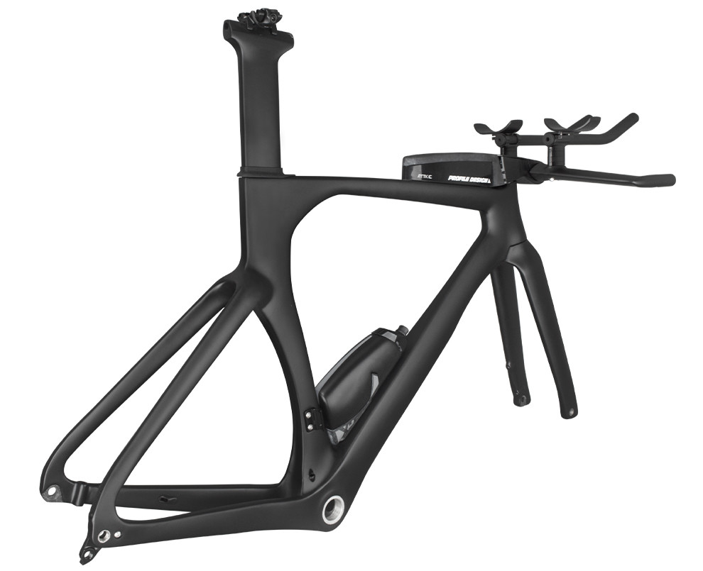 Full Carbon Triathlon Bike Frame 700C Racing Road Bicycle Frameset 58cm Size
