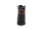 Casual Tumbled Leather Upper Safety Toe Walking Boots For Cowboy Anti Smashing