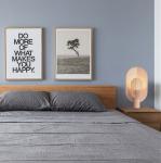 Nordic post-modern minimalist grid wrought iron living room Filter Table Lamp