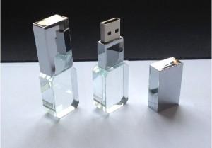 China Wedding Gifts Crystal USB Stick Gift USB2.0 / 3.0 10 ~ 30MB / S For Any Modern System wholesale