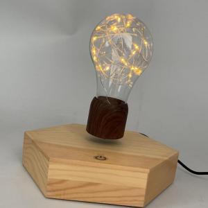 China octagon levitation lamp ,magnetic floating led bulb light,flying night light on sale