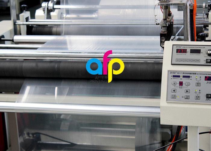 Half Sleeve Polyolefin Shrink Wrap Roll , Single Would Pof Plastic Film