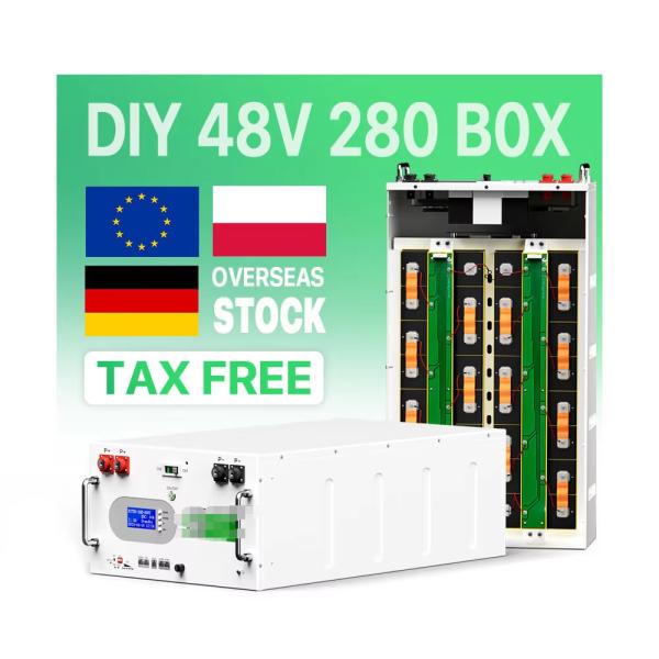 48V 51.2V 280Ah 300Ah DIY Kits Battery Case Assemble 200A BMS Active Equalizatio
