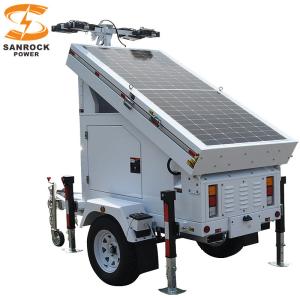 China Long Lasting Solar Led Light Tower Portable Construction Light Towers With Battery 1305W wholesale