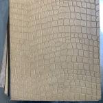 Fruit Woven Leather Material Length 1.13M Width 1.43M Collection Bovine Split