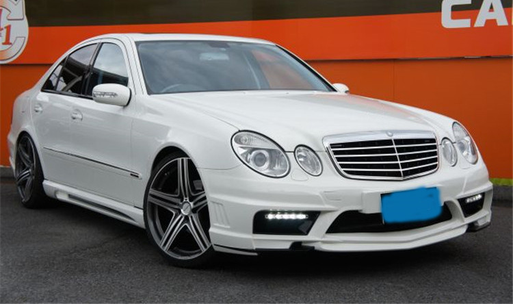 For Mercedes W211 Body Kit FPR Material W211 E260 E350 Upgrade WALD Style Body Kit