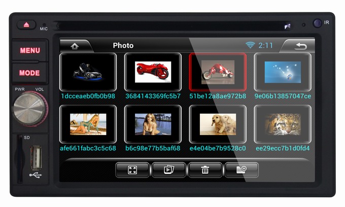 Ouchuangbo Auto GPS Radio Stereo Universal Car DVD Navi Multimedia Kit Android 4.2 System OCB-2816B