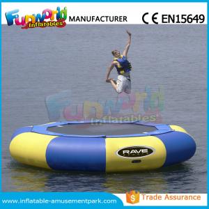 China Customized PVC Inflatable Water Trampoline Water Toys For Water Park Equipment on sale