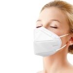 Earloop KN90 Meltblown Nonwoven Fabric FFP2 White Face Mask