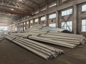 China Galvanized Power Transmission Poles Bituminous Protection Q235 Q345 Q460 wholesale