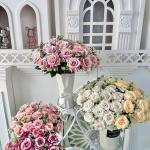Ice Heart Corner rose artificial flower wedding festival scene decoration