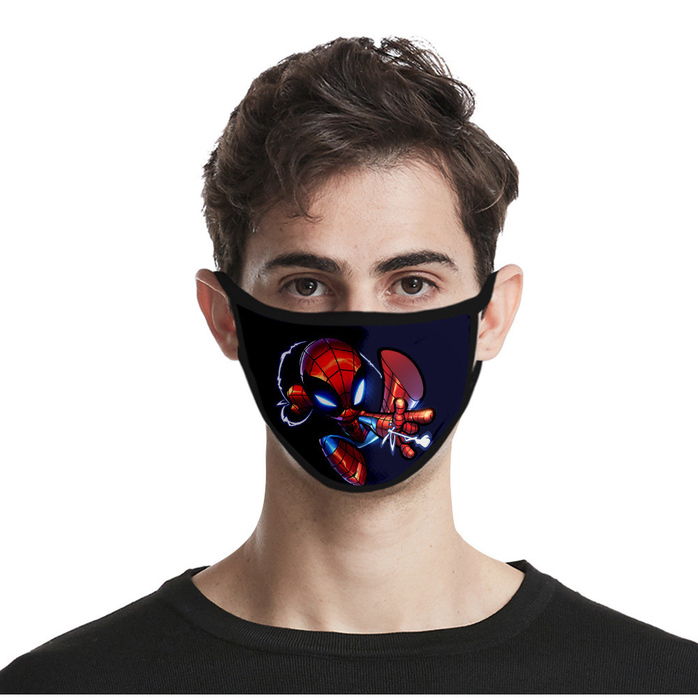 Frozen Washable Spiderman cloth Face Mask for adult and kids