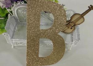 China Birthday Party Decorations Kids Glitter Paper Letters Paper Cutting Alphabet wholesale