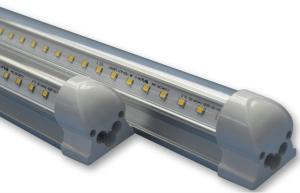 China V shape 100-277V LED Tube Lighting G13 / integration / single pin for cooler door wholesale