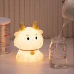 Cute Silicone Dragon Night Light Bedroom Decoration Mini Lovely Night Lamp