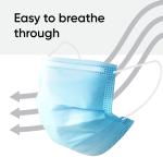 3 Ply Ear-Loop Non Medical Protective Face Mask With Skin Friendly Suitable For