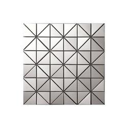 China Custom 1.0mm Thickness Stainless Steel Mosaic Tile Sheets For Kitchen Bathroom on sale