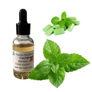 China Mint Edible Flavor Water Soluble For Chewing Gum Food Grade No Diacetyl wholesale