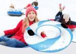 Colorful Inflatable Snow Tubes Inflatable Outdoor Furniture 0.40mm 16ga For