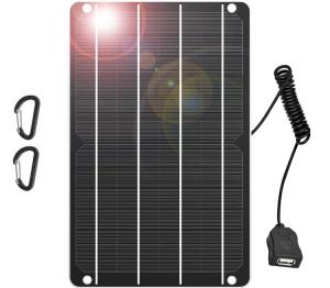 China USB Silicon Monocrystalline Portable Solar Charger Panels Emergency 5V on sale